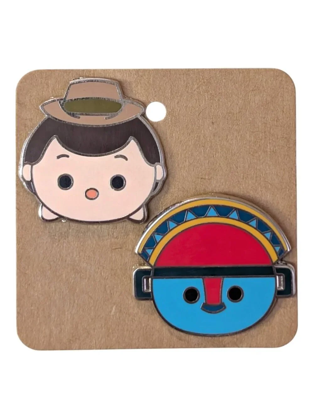 Jungle Cruise Disney Pins: Skipper and Tiki Tsum Tsums
